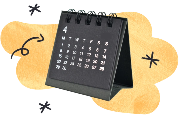 calendarOrange illustration